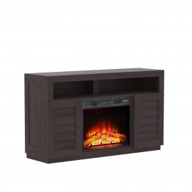 Ellis Shutter Media Fireplace