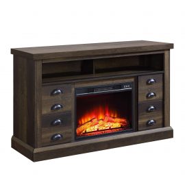 Granary Modern Farmhouse Fireplace Console for 65
