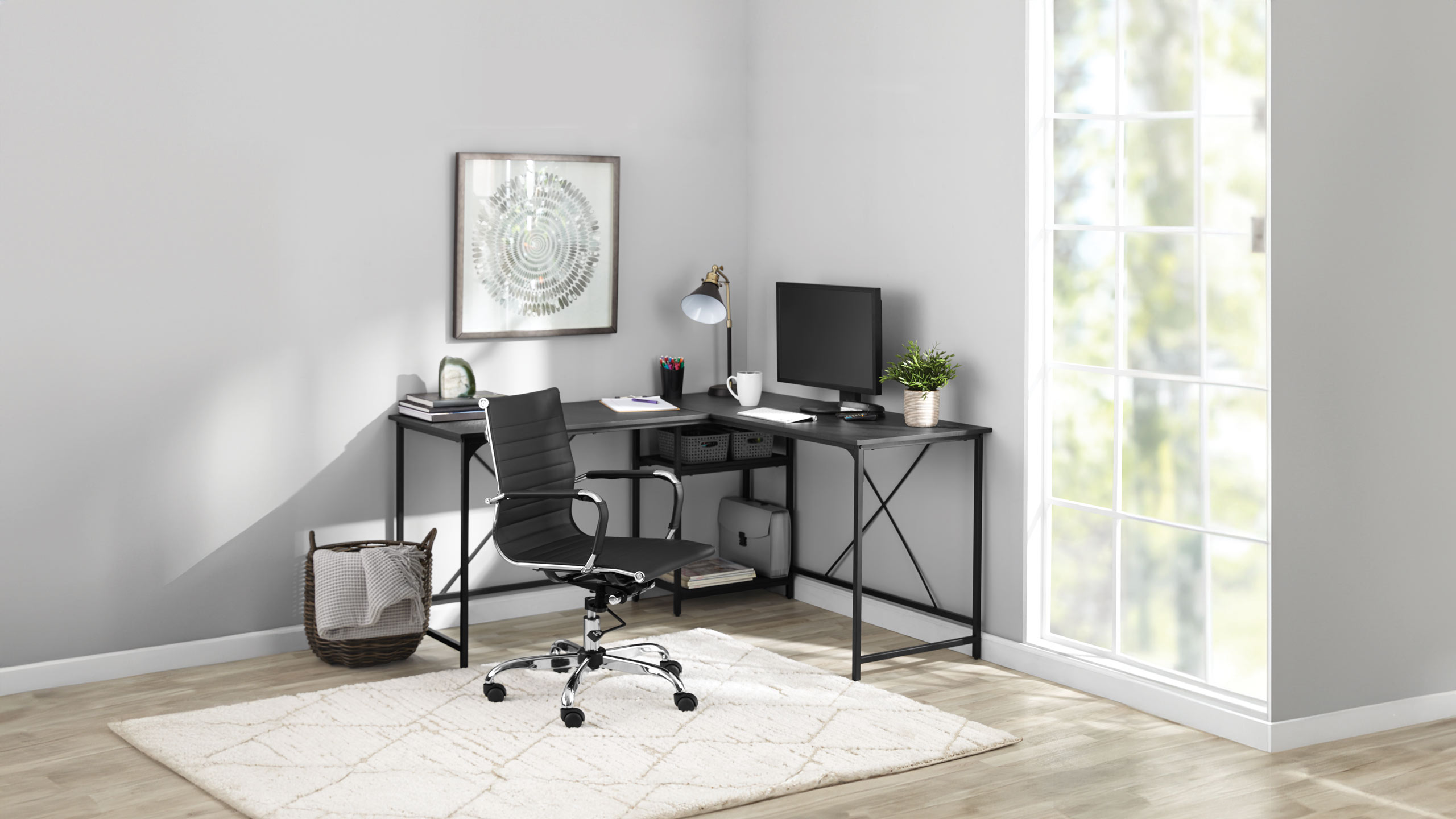 Mainstays 2-Way Convertible Desk