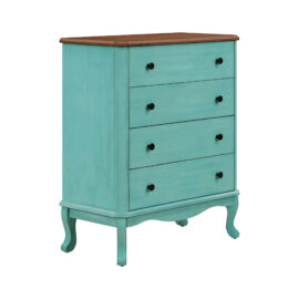 Charlotte 4-Drawer Dresser with Solid Wood