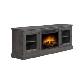 Quantum Flame Media Fireplace TV Stand